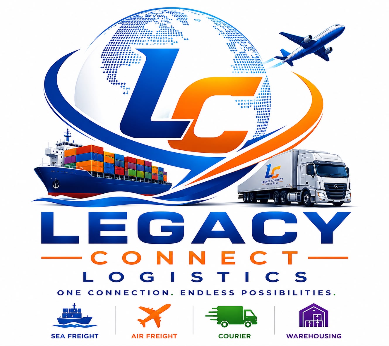 Legacy Connect Logistics Logo